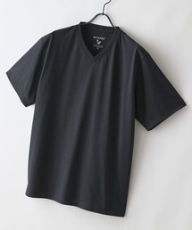 【HEAT BLOCKER/ヒートブロッカー】【まるで着る日傘!遮熱&UVカット】コットンライク VネックTシャツ 吸水速乾 アンチピリング イージーケア ユニセックス