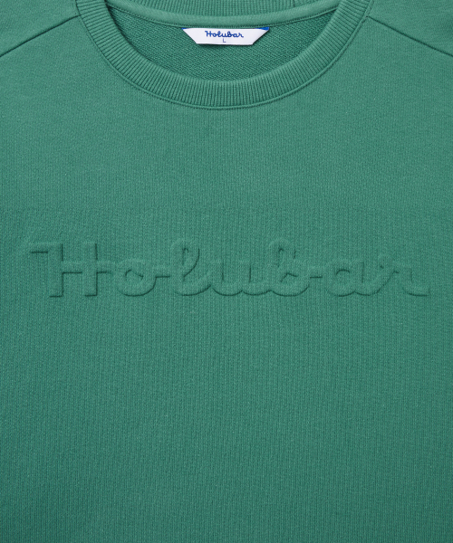 HOLUBAR（ホルバー）の「Basic Logo Sweatshirt Green（スウェット・メンズ・その他・SMALL/MEDIUM/LARGE/X-LARGE）」の4枚目の写真