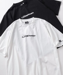 【98】【PIKO/ピコ】ドライタッチ ポケット刺繍 フロントロゴ クルーネックTシャツ/ストレッチ/サーフ/Y2K【セットアップ可能】
