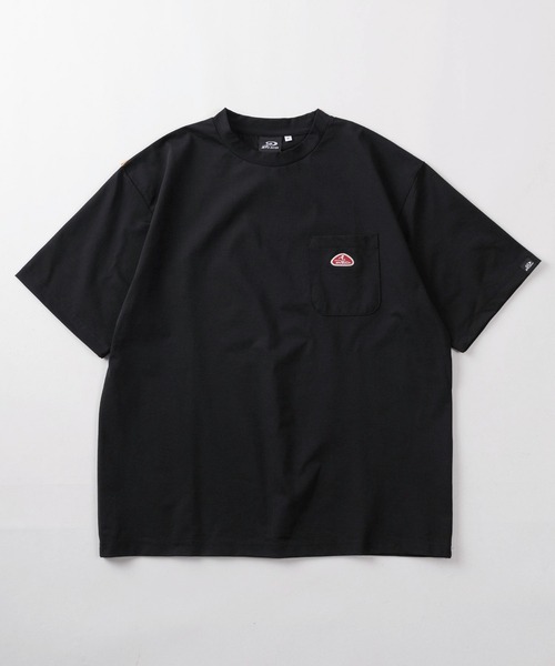Piko(ピコ)の「【98】【PIKO/ピコ】ドライタッチ ポケット刺繍 フロントロゴ クルーネックTシャツ/ストレッチ/サーフ/Y2K【セットアップ可能】(Tシャツ/カットソー・メンズ・ホワイト系1/ネイビー系1/ブラック系2/カーキ系1/ホワイト系2/ブラック系1・L/LL/M)」の7枚目の写真