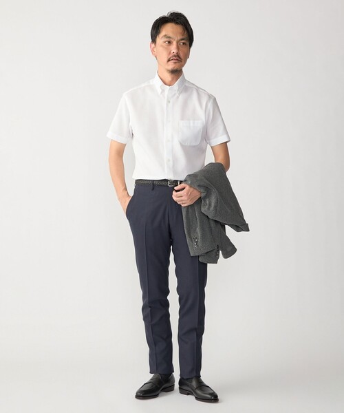 SHIPS(シップス)の「SHIPS:〈接触冷感〉ICE COTTON ワッフル ボタンダウン 半袖 シャツ(ビジネスシャツ・メンズ・ライトブルー/ホワイト/ピンク・SMALL/MEDIUM/LARGE/X-LARGE)」の7枚目の写真