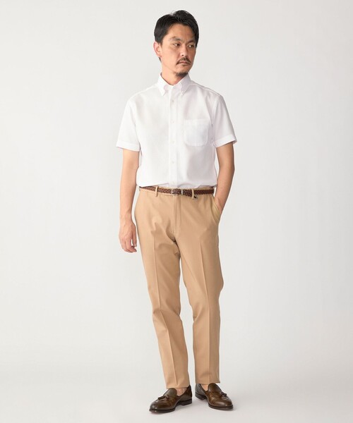 SHIPS(シップス)の「SHIPS:〈接触冷感〉ICE COTTON ワッフル ボタンダウン 半袖 シャツ(ビジネスシャツ・メンズ・ライトブルー/ホワイト/ピンク・SMALL/MEDIUM/LARGE/X-LARGE)」の9枚目の写真