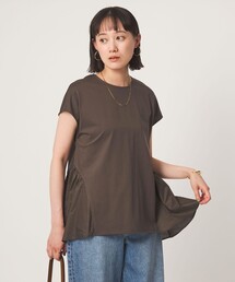 green label relaxing | エアリー ボリューム カットソー 接触冷感(Tシャツ/カットソー)