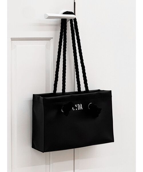 GYDA(ジェイダ)の「GYDAロープMフェイクレザートートBAG(トートバッグ・レディース・ブラック・FREE)」の5枚目の写真