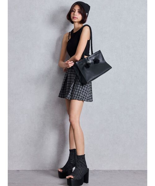 GYDA(ジェイダ)の「GYDAロープMフェイクレザートートBAG(トートバッグ・レディース・ブラック・FREE)」の16枚目の写真