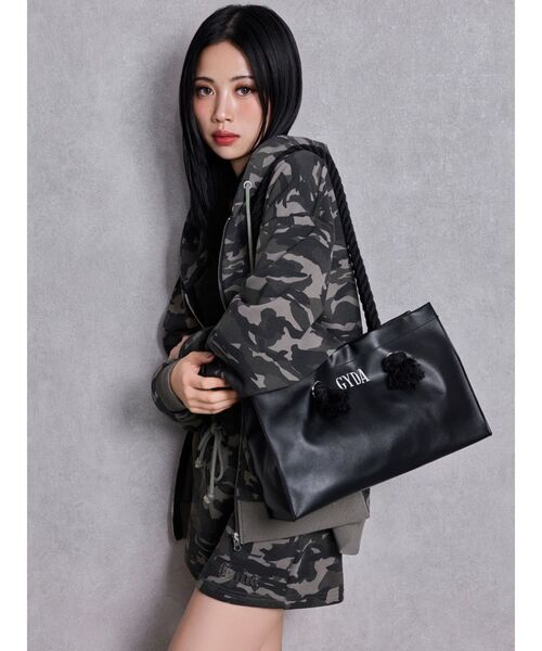 GYDA(ジェイダ)の「GYDAロープMフェイクレザートートBAG(トートバッグ・レディース・ブラック・FREE)」の18枚目の写真