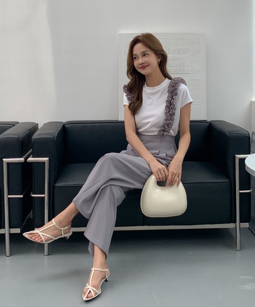 BIRTHDAY BASH(バースデイバッシュ)の「TULLE SUSPENDERS PANTS(その他パンツ・レディース・グレー・SMALL/MEDIUM/LARGE)」の7枚目の写真