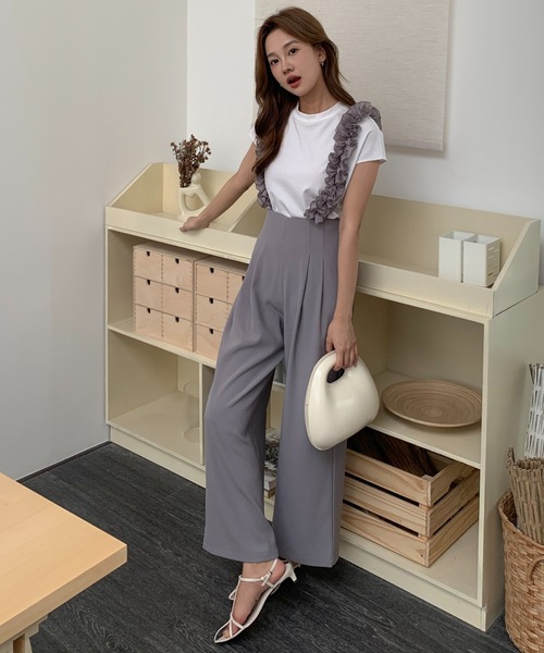 BIRTHDAY BASH(バースデイバッシュ)の「TULLE SUSPENDERS PANTS(その他パンツ・レディース・グレー・SMALL/MEDIUM/LARGE)」の11枚目の写真