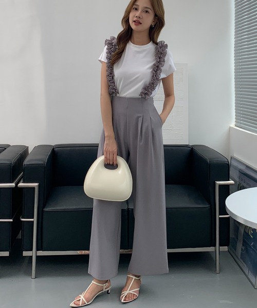 BIRTHDAY BASH(バースデイバッシュ)の「TULLE SUSPENDERS PANTS(その他パンツ・レディース・グレー・SMALL/MEDIUM/LARGE)」の8枚目の写真