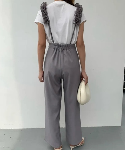 BIRTHDAY BASH(バースデイバッシュ)の「TULLE SUSPENDERS PANTS(その他パンツ・レディース・グレー・SMALL/MEDIUM/LARGE)」の2枚目の写真