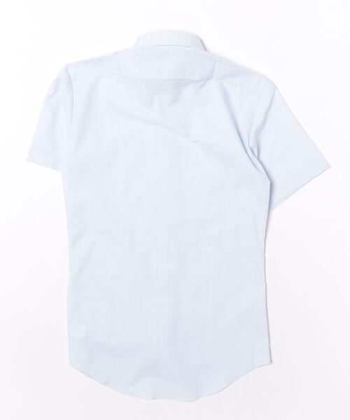 TOKYO SHIRTS(トウキョウシャツ)の「【吸水速乾】 形態安定ノンアイロン ボタンダウン 半袖ビジネスワイシャツ(ビジネスシャツ・メンズ・サックスブルー・首回り37cm/首回り41cm/首回り39cm/首回り43cm/首回り42cm)」の7枚目の写真