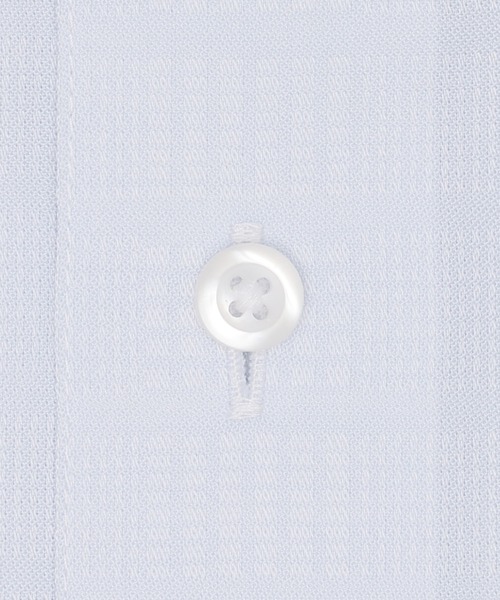 TOKYO SHIRTS(トウキョウシャツ)の「【吸水速乾】 形態安定ノンアイロン ボタンダウン 半袖ビジネスワイシャツ(ビジネスシャツ・メンズ・サックスブルー・首回り37cm/首回り41cm/首回り39cm/首回り43cm/首回り42cm)」の4枚目の写真