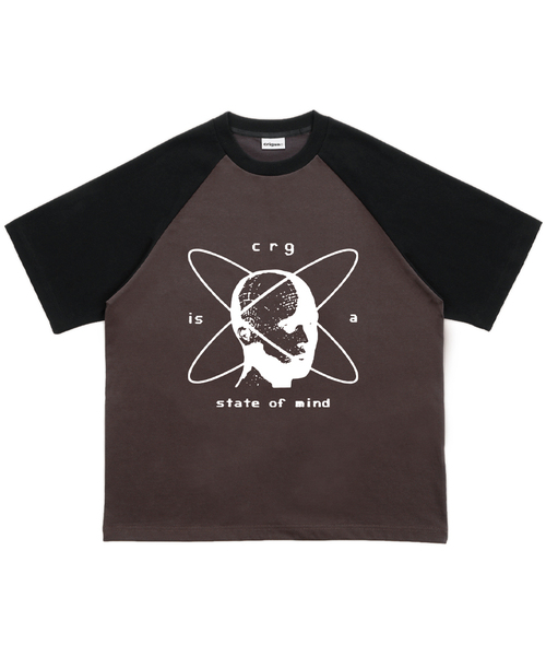 CRIGUN（クリガン）の「CRG MIND RAGLAN TEE (3color)（Tシャツ/カットソー・メンズ・ホワイト/ブラック/ブラウン・MEDIUM/LARGE/X-LARGE）」の3枚目の写真