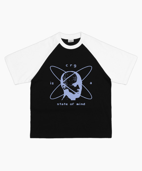 CRIGUN（クリガン）の「CRG MIND RAGLAN TEE (3color)（Tシャツ/カットソー・メンズ・ホワイト/ブラック/ブラウン・MEDIUM/LARGE/X-LARGE）」の4枚目の写真