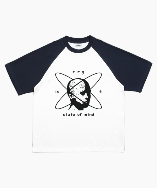 CRIGUN（クリガン）の「CRG MIND RAGLAN TEE (3color)（Tシャツ/カットソー・メンズ・ホワイト/ブラック/ブラウン・MEDIUM/LARGE/X-LARGE）」の6枚目の写真