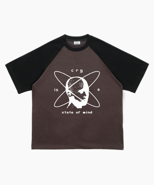 CRIGUN（クリガン）の「CRG MIND RAGLAN TEE (3color)（Tシャツ/カットソー・メンズ・ホワイト/ブラック/ブラウン・MEDIUM/LARGE/X-LARGE）」の8枚目の写真