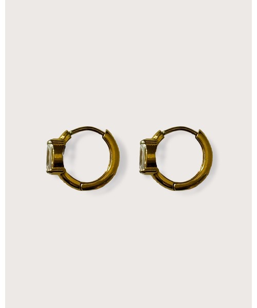 kiehtova（キエトヴァ）の「【kiehtova】VALO HOOP PIERCE/ヴァロ フープ ピアス（ピアス（両耳用）・レディース・シルバー/ゴールド・FREE）」の7枚目の写真