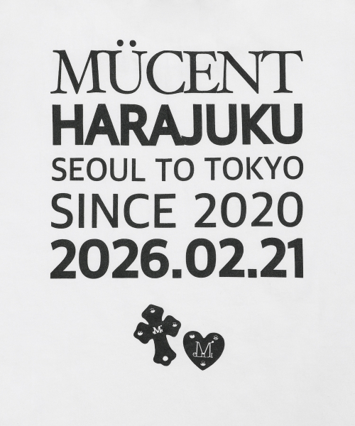 MUCENT（ムセント）の「フロムハラジュク バックレタリング 半袖Tシャツ (2カラー)（Tシャツ/カットソー・レディース・ホワイト/ブラック・FREE）」の6枚目の写真