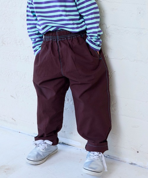 MARKEY'S(マーキーズ)の「【2026秋冬新作】シェフパンツ(チノパンツ・キッズ・オレンジ系その他/パープル/カーキ/ブラウン/グレー系その他/ホワイト系その他/ブラック系その他/ベージュ/マルチ/チャコール・80/110/130/90/120/140/95/150/100)」の15枚目の写真