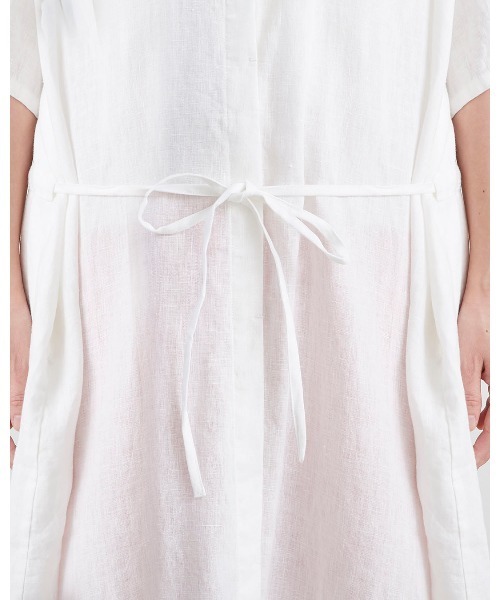 HEAVENLY(ヘブンリー)の「【 HEAVENLY / ヘブンリー 】 Linen Waist Ribbon Onepiece / リネン ウエストリボン ワンピース 2636012 DLI(ワンピース・レディース・ダークブルー/オフホワイト・FREE)」の9枚目の写真