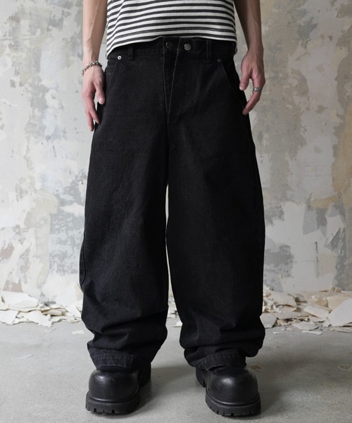 Lee fi Ne(リファイン)の「【Lee fi Ne】Phantom Dual Layer Jeans / 【リファイン】ファントムダブルレイヤードデニムパンツ<着用動画あり>(デニムパンツ・メンズ・ブラック・01/02)」の7枚目の写真