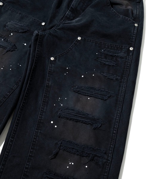 Universal Style Wear（ユニバーサルスタイルウェア）の「Universal Style Wear/ユニバーサルスタイルウェア　Damage double knee pants（その他パンツ・メンズ・ベージュ/ブラック・X-LARGE/LARGE/MEDIUM）」の13枚目の写真