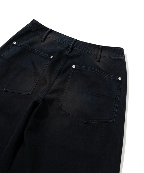 Universal Style Wear（ユニバーサルスタイルウェア）の「Universal Style Wear/ユニバーサルスタイルウェア　Damage double knee pants（その他パンツ・メンズ・ベージュ/ブラック・X-LARGE/LARGE/MEDIUM）」の6枚目の写真
