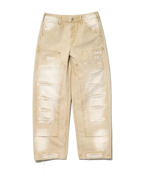 Universal Style Wear（ユニバーサルスタイルウェア）の「Universal Style Wear/ユニバーサルスタイルウェア　Damage double knee pants（その他パンツ・メンズ・ベージュ/ブラック・X-LARGE/LARGE/MEDIUM）」の7枚目の写真