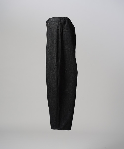 MAISON SPECIAL(メゾンスペシャル)の「《UNISEX》Ovoid Silhouette Prime-Wide Denim Pants/オボイドシルエットプライムワイドデニムパンツ【MAISON SPECIAL/メゾンスペシャル】■セットアップ対応■(デニムパンツ・メンズ・ネイビー/ブラック・2/1/0)」の16枚目の写真