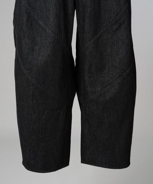 MAISON SPECIAL(メゾンスペシャル)の「《UNISEX》Ovoid Silhouette Prime-Wide Denim Pants/オボイドシルエットプライムワイドデニムパンツ【MAISON SPECIAL/メゾンスペシャル】■セットアップ対応■(デニムパンツ・メンズ・ネイビー/ブラック・2/1/0)」の20枚目の写真