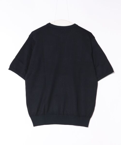SETUP7(セットアップセブン)の「【SETUP7】12GニットTシャツ 6412-902(Tシャツ/カットソー・メンズ・チャコールグレー/ネイビー/ホワイト/ブラック・M/L)」の5枚目の写真