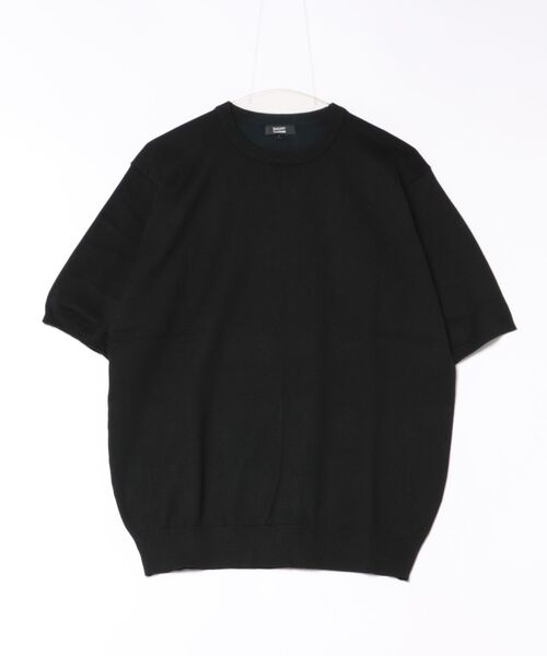 SETUP7(セットアップセブン)の「【SETUP7】12GニットTシャツ 6412-902(Tシャツ/カットソー・メンズ・チャコールグレー/ネイビー/ホワイト/ブラック・M/L)」の8枚目の写真