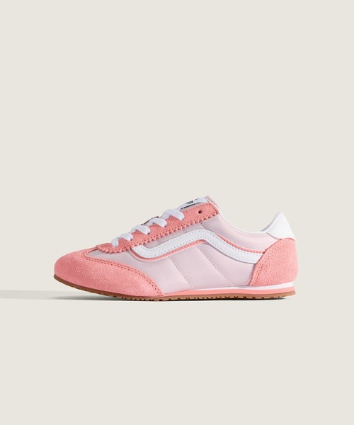 VANS(バンズ)の「キッズ スーパーロープロ / Super Lowpro Pale Petal Pink VN000Z34GSF1(スニーカー・キッズ・ライトピンク・1/2/11/3/12/13)」の1枚目の写真