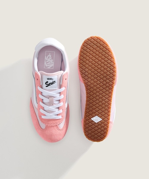 VANS(バンズ)の「キッズ スーパーロープロ / Super Lowpro Pale Petal Pink VN000Z34GSF1(スニーカー・キッズ・ライトピンク・1/2/11/3/12/13)」の3枚目の写真