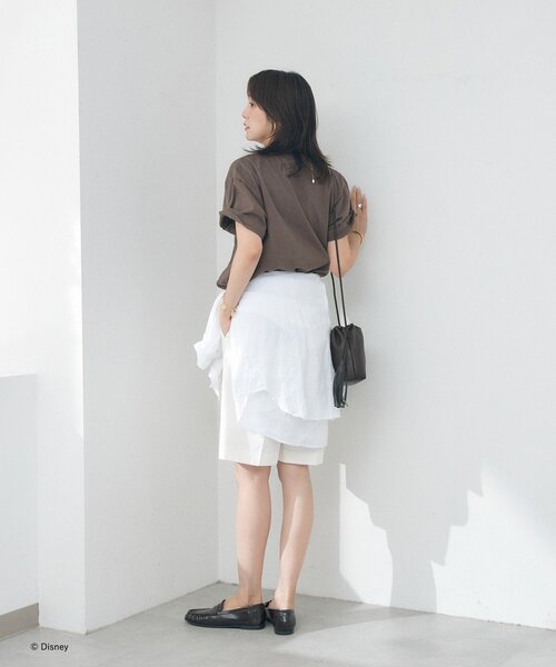 RIVE DROITE(リヴドロワ)の「【綿100%/洗濯機洗い可】Rock / Mickey / Tee(夏服)(Tシャツ/カットソー・レディース・ブラウン・FREE)」の17枚目の写真