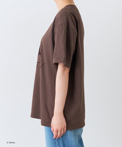 RIVE DROITE(リヴドロワ)の「【綿100%/洗濯機洗い可】Rock / Mickey / Tee(夏服)(Tシャツ/カットソー・レディース・ブラウン・FREE)」の9枚目の写真