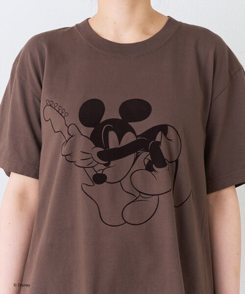 RIVE DROITE(リヴドロワ)の「【綿100%/洗濯機洗い可】Rock / Mickey / Tee(夏服)(Tシャツ/カットソー・レディース・ブラウン・FREE)」の7枚目の写真