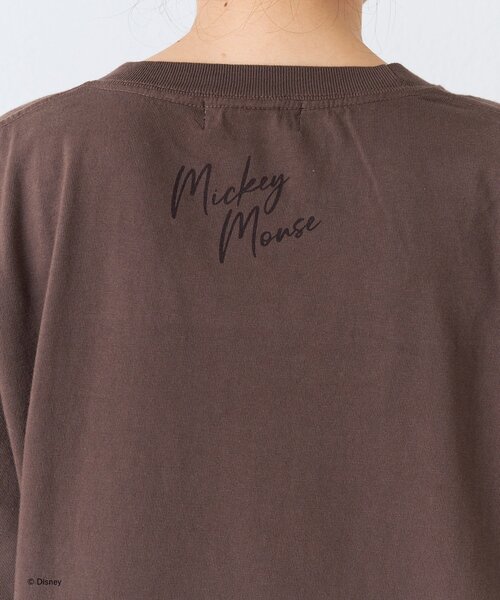 RIVE DROITE(リヴドロワ)の「【綿100%/洗濯機洗い可】Rock / Mickey / Tee(夏服)(Tシャツ/カットソー・レディース・ブラウン・FREE)」の6枚目の写真