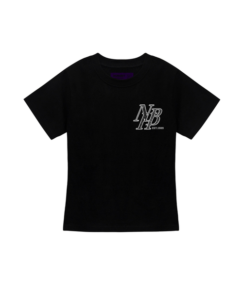 NUHABIT(ニューハビット)の「N/H チェックセクションズ スリムフィット 半袖 (GFS2-5NH1363)(Tシャツ/カットソー・メンズ・ネイビー/ホワイト/ブラック・FREE)」の1枚目の写真
