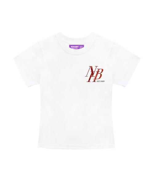 NUHABIT(ニューハビット)の「N/H チェックセクションズ スリムフィット 半袖 (GFS2-5NH1363)(Tシャツ/カットソー・メンズ・ネイビー/ホワイト/ブラック・FREE)」の4枚目の写真