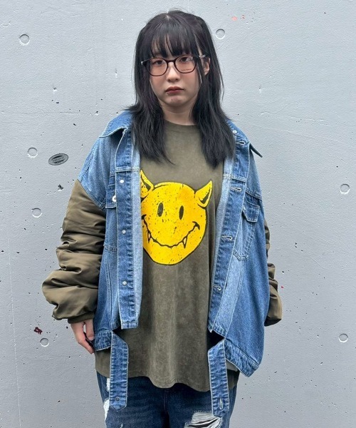 Candy Stripper(キャンディストリッパー)の「FUR COLLAR DENIM ジャケット(ブルゾン・レディース・ブラック/ブルー系その他・FREE)」の7枚目の写真