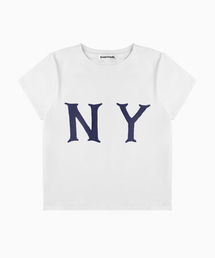 SPイニシャルクロップ半袖Tシャツホワイト