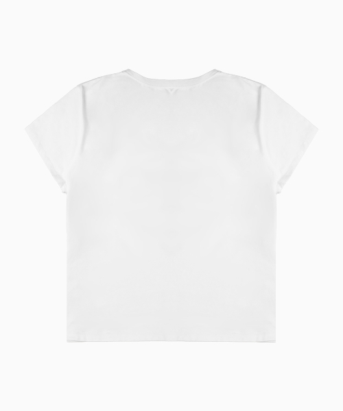 SAINTPAIN(セイントペイン)の「SPイニシャルクロップ半袖Tシャツホワイト(Tシャツ/カットソー・レディース・その他・FREE)」の2枚目の写真