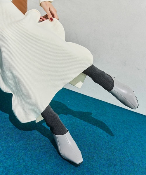 OMMO(オーエムエムオー)の「SCALLOP KNIT SK(スカート・レディース・ホワイト/グレー/ブラック・36/38)」の19枚目の写真