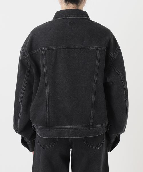 Lee(リー)の「ウォッシャブル / Lee / リー 別注 Riders Jacket(デニムジャケット・レディース・ブラック/ライトブルー・FREE)」の14枚目の写真