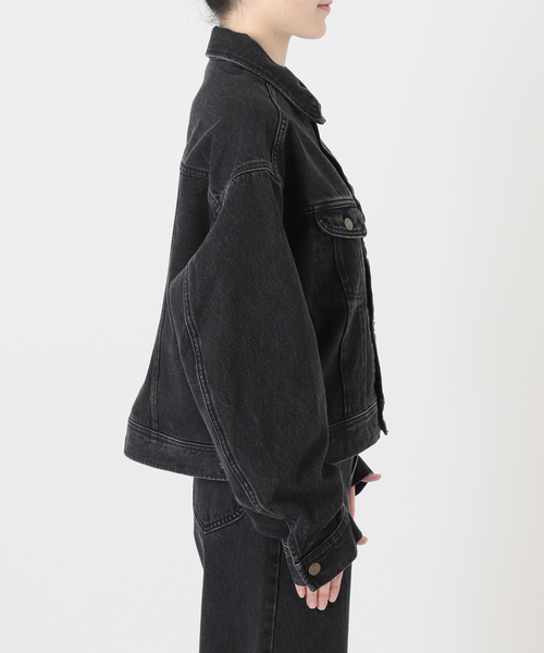 Lee(リー)の「ウォッシャブル / Lee / リー 別注 Riders Jacket(デニムジャケット・レディース・ブラック/ライトブルー・FREE)」の15枚目の写真