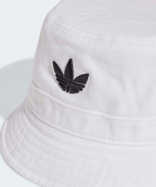 adidas（アディダス）の「アディカラー トレフォイル バケットハット / アディダスオリジナルス adidas Originals（ハット・メンズ・ホワイト・LARGE/MEDIUM/SMALL/X-LARGE）」の3枚目の写真
