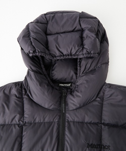 MARMOT（マーモット）の「【WEB先行予約】[Marmot/マーモット] 別注 フード付き ライトダウンジャケット（ダウンジャケット/コート・レディース・オレンジ/ブルー/ブラック/グレー・S/M/L）」の7枚目の写真