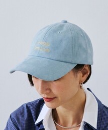 La Maison de Lyllis（メゾンドリリス）の「【La Maison de Lyllis/ラ メゾン ド リリス】LUNE CAP / キャップ / 刺繍 / エコスエード（キャップ）」