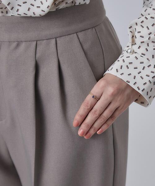 SHOO・LA・RUE(シューラルー)の「【セットアップ可/通勤/洗濯機可/SS-LL】タックテーパードパンツ(その他パンツ・レディース・ネイビー/ブラウン系その他・04/10/01/02/03)」の22枚目の写真